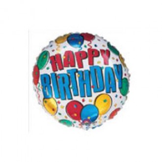Воздушный шар № 208 - Happy Birthday